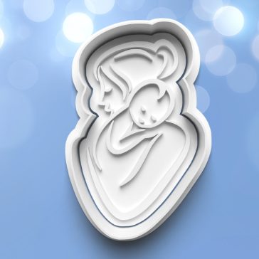 Baba-mama sziluett sütikiszúró