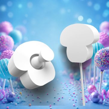 Gomba cake pops forma