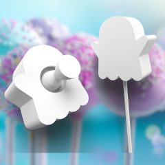 Halloween Tök Cake Pops Forma