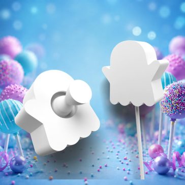 Halloween szellem pops forma