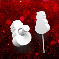 Hóember Cake Pops Forma