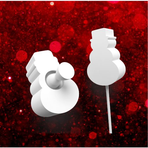 Hóember Cake Pops Forma