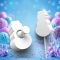 Hóember cake pops forma