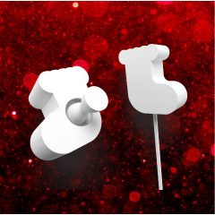 Karácsonyi Zokni Cake Pops Forma