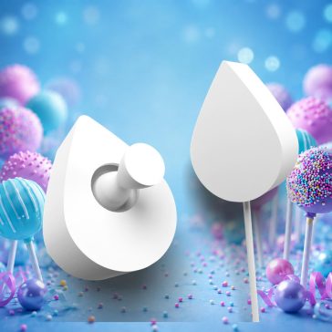 Esőcsepp cake pops forma