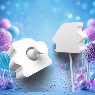 Mézeskalács házikó cake pops forma
