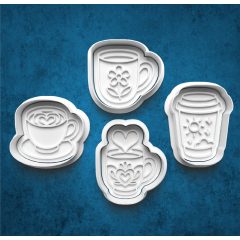 Kávé Sütikiszúró Szett (4DB)