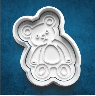Ülő teddy maci sütikiszúró
