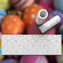 Húsvéti Nyuszik Mintázó Henger - Domborított