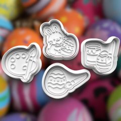 Húsvéti Tojásfestés Sütikiszúró Szett (4db)