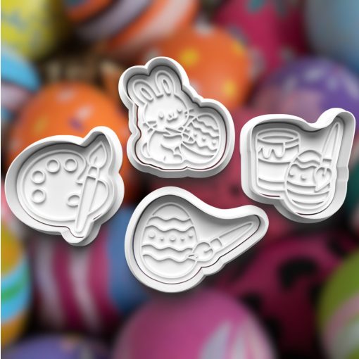 Húsvéti Tojásfestés Sütikiszúró Szett (4db)