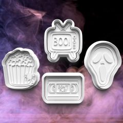 Halloweeni Horror Mozi Sütikiszúró Szett (4DB)