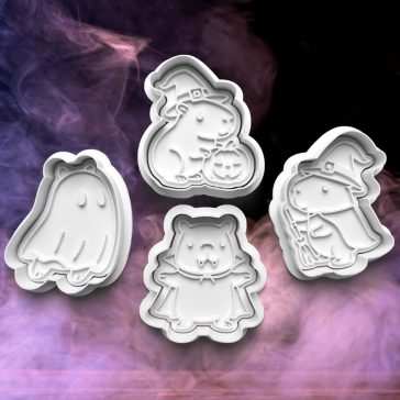 Halloween kapibara sütikiszúró szett (4 db)