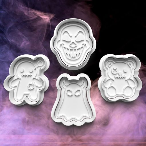 Halloweeni Kis Rémálmok Sütikiszúró Szett (4DB)