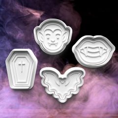 Halloweeni Vámpír #2 Sütikiszúró Szett (4DB)