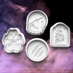 Halloweeni Vérfarkas #2 Sütikiszúró Szett (4DB)