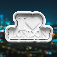 I Love London Sütikiszúró 
