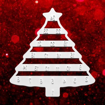 Karácsonyfa adventi kalendárium sütikiszúró szett