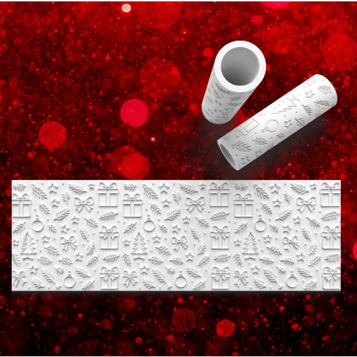 Karácsonyi Vegyes #3 Mintázó Henger - Mélynyomott