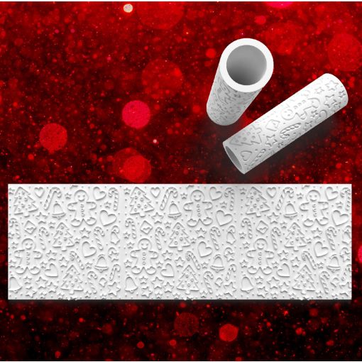 Karácsonyi Vegyes #5 Mintázó Henger - Mélynyomott