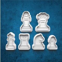 Sakk Bábuk Sütikiszúró Szett (6db)