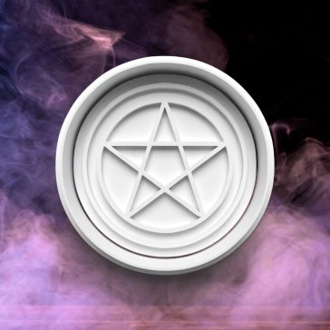 Pentagram boszorkányjel sütikiszúró
