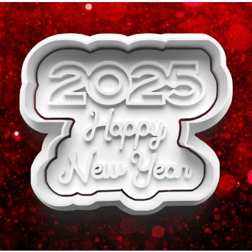 2025 Happy New Year sütikiszúró