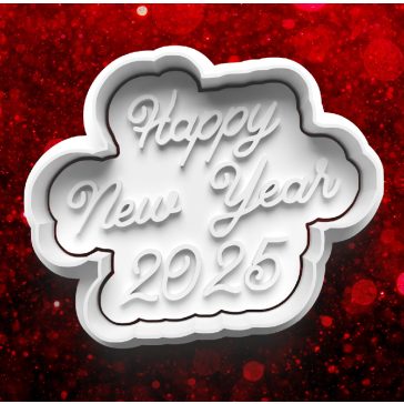 Kézírásos Happy New Year sütikiszúró