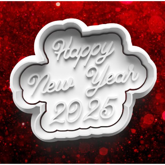 Kézírásos Happy New Year sütikiszúró Kézírásos Happy New Year sütikiszúró