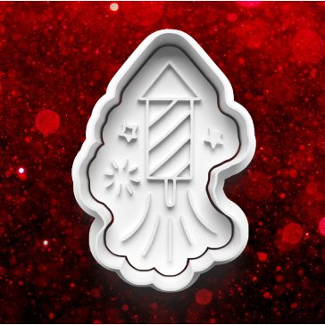 Tűzijátékos Happy New Year sütikiszúró