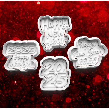 Happy new year sütikiszúró szett (4 db)