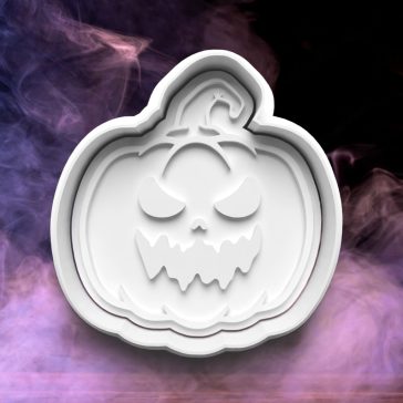 Csukott szemű halloweeni tök sütikiszúró