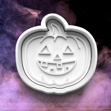 Mosolygós halloweeni tök sütikiszúró