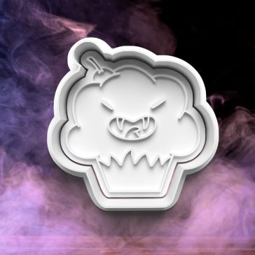 Halloweeni tök muffin sütikiszúró