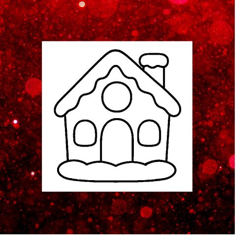 Karácsonyi Mézeskalács Házikó 3D #2