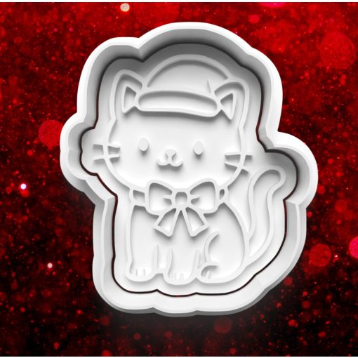 Karácsonyi Cica #1 Sütikiszúró