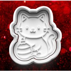 Karácsonyi Cica #4 Sütikiszúró