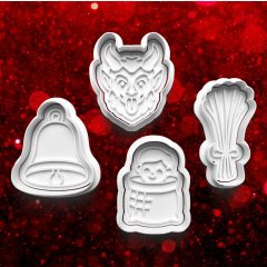 Krampusz #2 Sütikiszúró Szett (4db) 