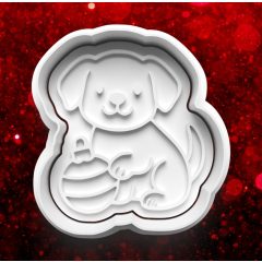 Karácsonyi Kutyus #3 Sütikiszúró