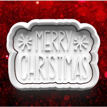 Keretes merry christmas sütikiszúró