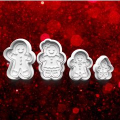 Mézi Család Sütikiszúró Szett (4db) 