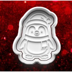 Karácsonyi Pingvin #5 Sütikiszúró