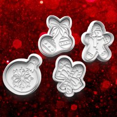 Karácsonyi #15 Sütikiszúró Szett (4db) 