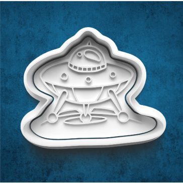 Sugárzó UFO sütikiszúró