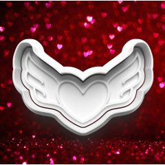 Valentin Napi Szárnyaló Szív Sütikiszúró