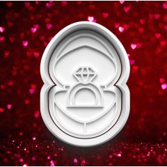 Valentin Napi Eljegyzési Gyűrű Sütikiszúró