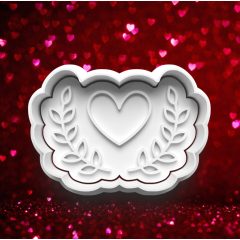 Valentin Napi Szív Koszorú Sütikiszúró