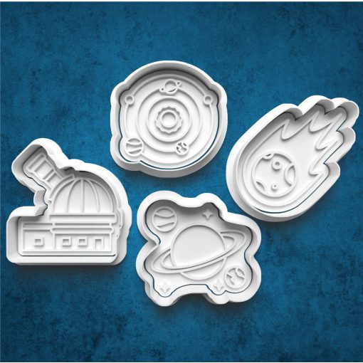 Világűr #1 Sütikiszúró Szett (4DB)