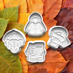 Új őszi sütikiszúrók, cake pops formák és mintázó hengerek érkeztek!